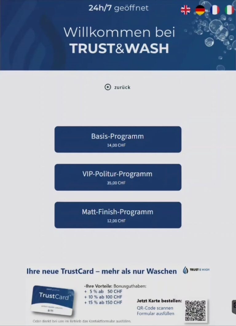 Trust-and-Wash-Programm