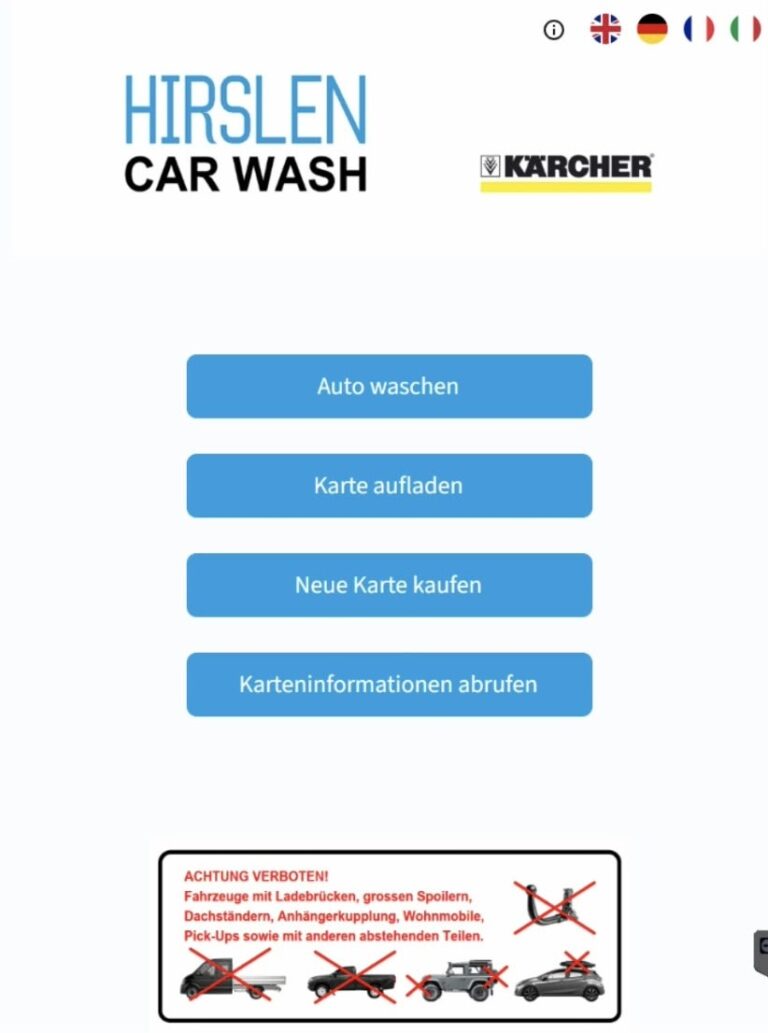 Carwash-Hirslen